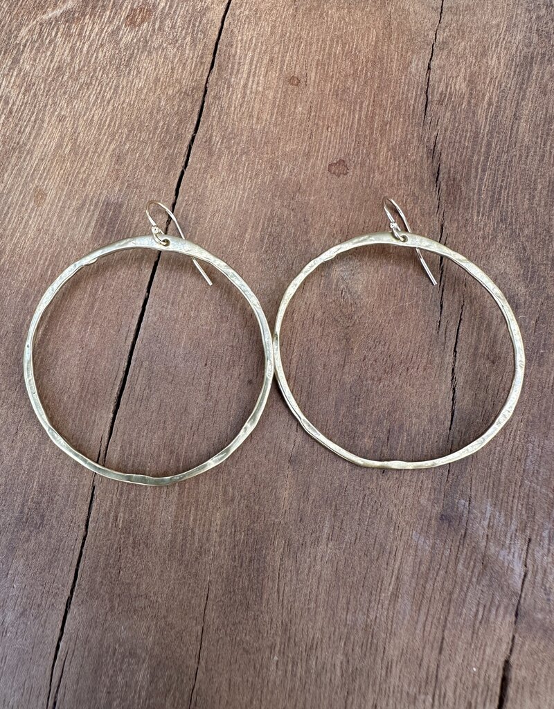 Christy Lea Payne CLP Large Bronze O Earrings