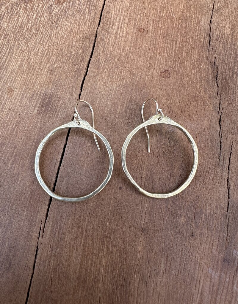 Christy Lea Payne CLP Medium Bronze O Earrings