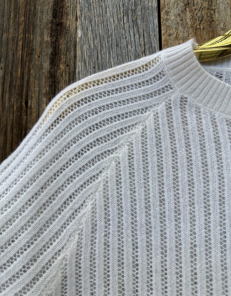 Oats Cashmere Rodin Sweater Ivory Island Farm