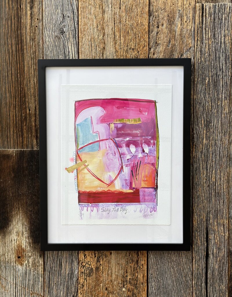 Fanta Watson Slay The Day Print 14x18 Frame
