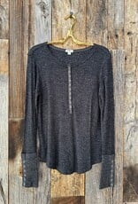 Dylan Dylan L/S Riley Top Ranch Black