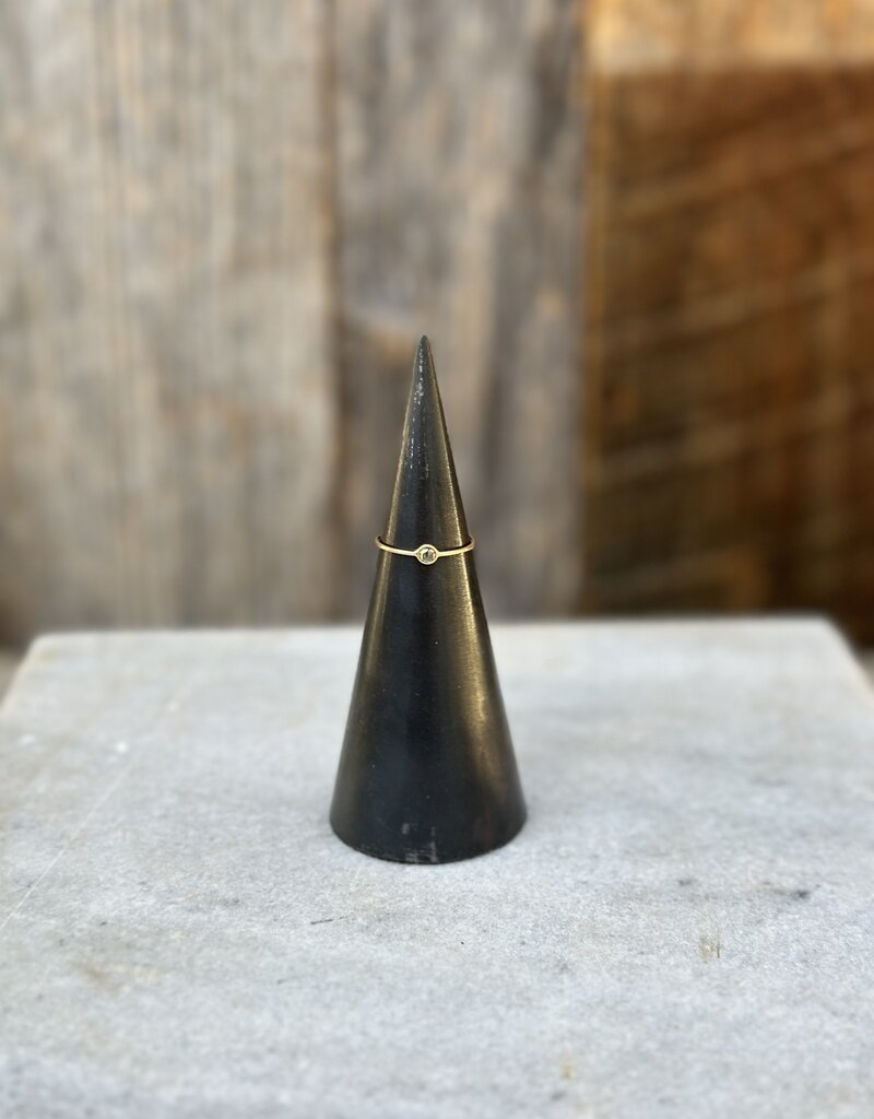 Margaret Solow Margaret Solow .11ct Diam/14K R-TRC-2 sz7.5