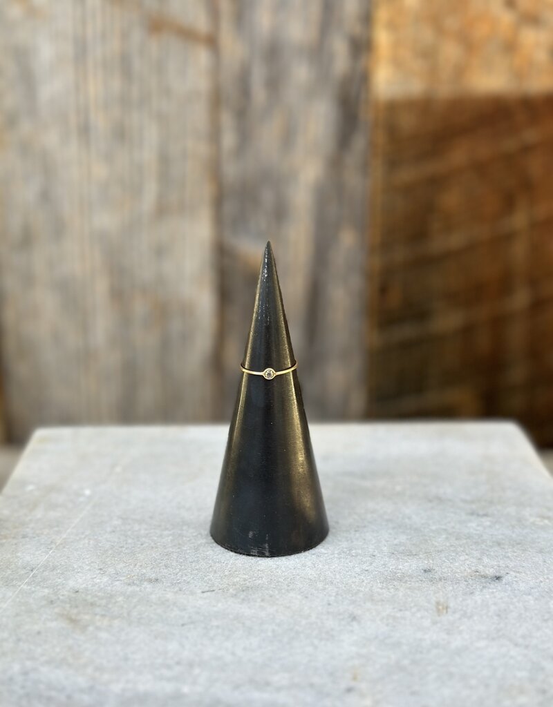 Margaret Solow Margaret Solow .11ct Diam/14K R-TRC-4 sz7