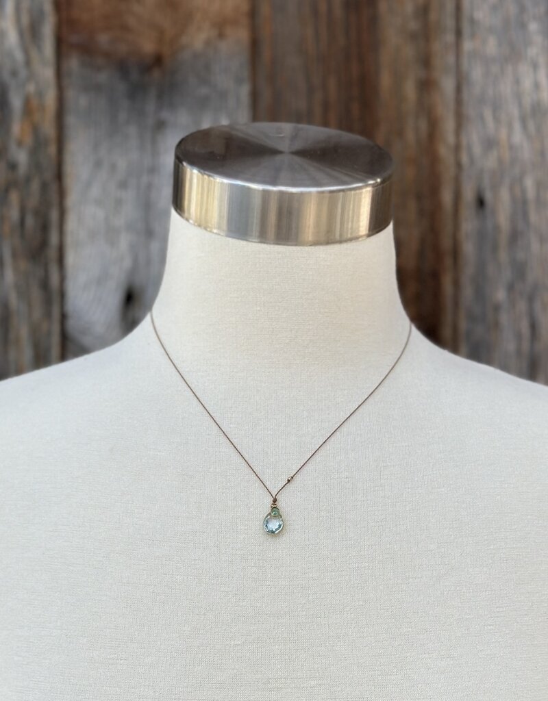 Margaret Solow Margaret Solow Blue Topaz/Emerald 18K HC-BT/EM