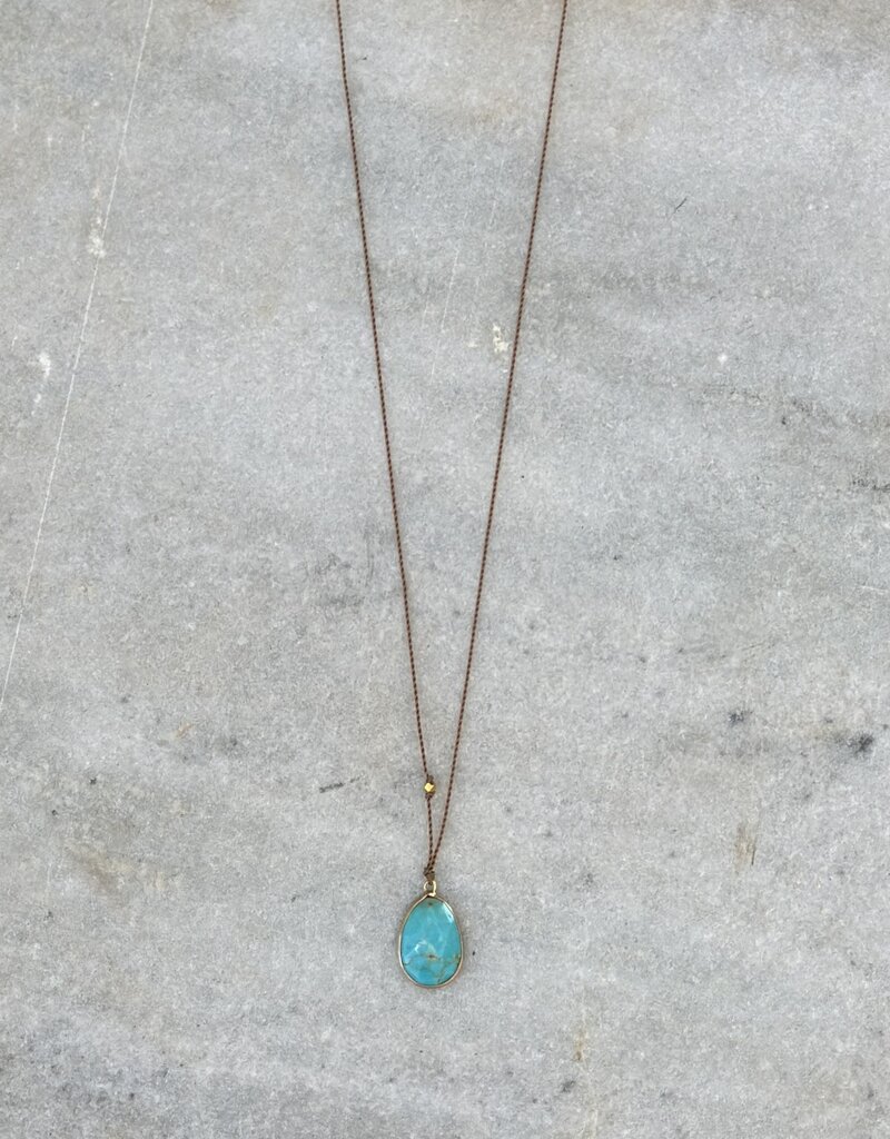 Margaret Solow Margaret Solow Turquoise 14K LC-TURQ/14