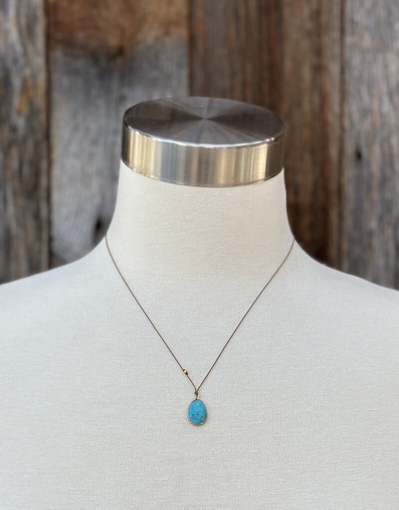 Margaret Solow Margaret Solow Turquoise 14K LC-TURQ/14