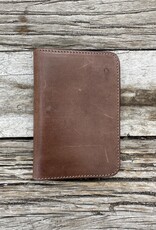 Minga Minga Leather Passport Holder Chocolate