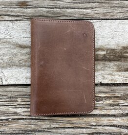 Minga Minga Leather Passport Holder Chocolate