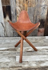 Minga Minga Leather Stool