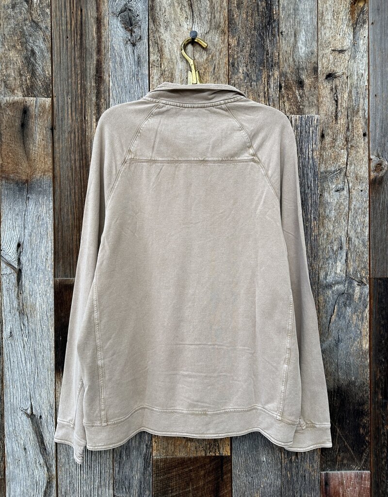 True Grit True Grit 1/4 Zip Raglan Dark Rye