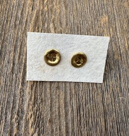 River Song Jewelry River Song Golden Talisman Studs F20510