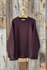 Chan Luu Chan Luu Elin Fisherman Sweater BRH-SW-6502 Wine OS
