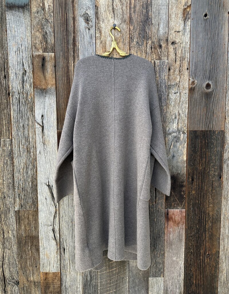 Chan Luu Chan Luu Kerrington Wool Cashmere Coat Brownstone BRH-JK-2202 OS