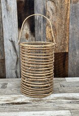 Bidk Home Bidk Home Med Cane & Bamboo Lantern 12.25" Natural 685050