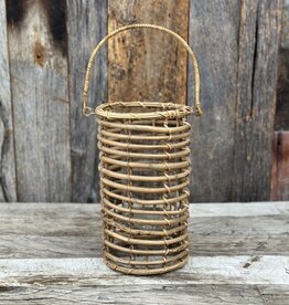 Bidk Home Bidk Home Sm Cane & Bamboo Lantern 10.25" Natural 685051