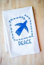 The High Fiber The High Fiber Cotton Kitchen Tea Towel Peace