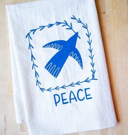 The High Fiber The High Fiber Cotton Kitchen Tea Towel Peace