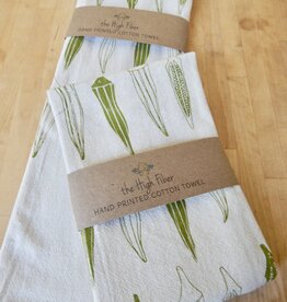The High Fiber The High Fiber Cotton Kitchen Tea Towel Okra