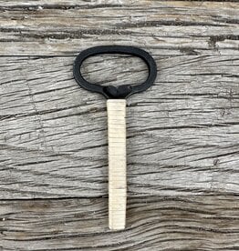 Homart Ovis Bottle Opener- Rattan Handle, Natural