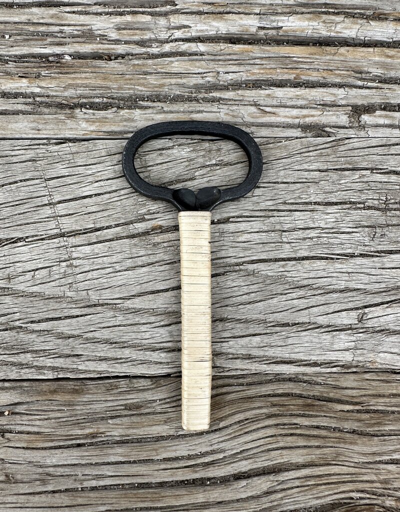 Homart Ovis Bottle Opener- Rattan Handle, Natural