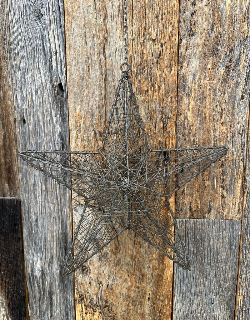 Homart Wire Star Rust Large
