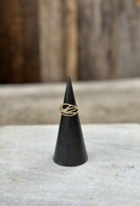 Robin M Designs Robin M Designs Ripples In Gold 14K Hammered 8