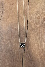 Aili Aili 5 Stars 14K/Wt Diam 16" Postcard Necklace