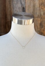 Aili Aili 5 Stars 14K/Wt Diam 16" Postcard Necklace