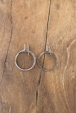 Christy Lea Payne CLP Medium Silver O Earrings