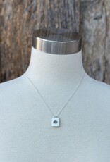Chan Luu Chan Luu Labradorite Evil Eye Necklace Silver NS-15286