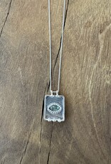 Chan Luu Chan Luu Labradorite Evil Eye Necklace Silver NS-15286