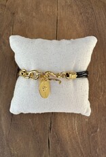 Chan Luu Chan Luu James Leather Bracelet Black BGF-6339