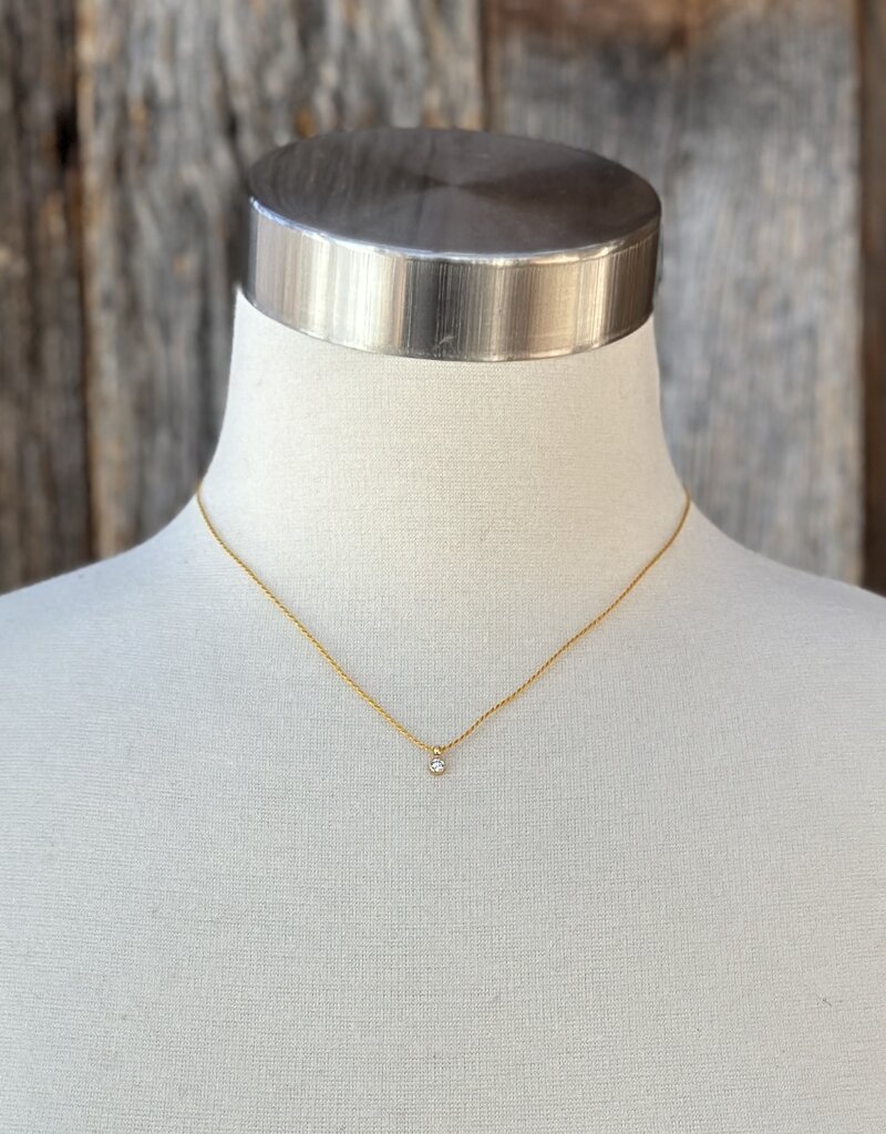 Chan Luu Chan Luu Este Diamond Necklace Mustard NGF-15236