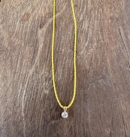 Chan Luu Chan Luu Este Diamond Necklace Mustard NGF-15236