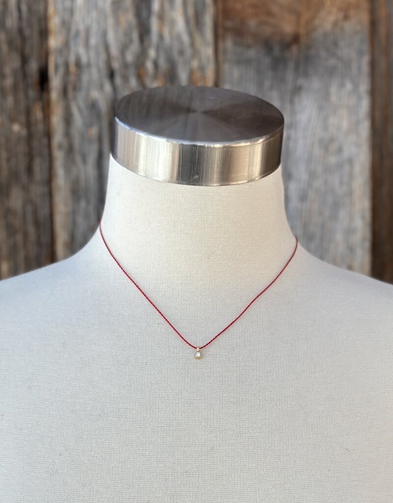 Chan Luu Chan Luu Este Diamond Necklace Red NGF-15236