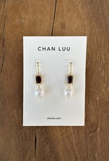 Chan Luu Chan Luu Bordeaux Pearl Earrings Garnet Mix EG-5803