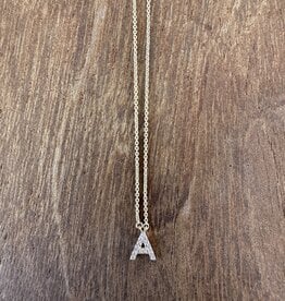 Chan Luu Chan Luu 'A' 14k Gold and White Diamond Initial Necklace NGF14-13723