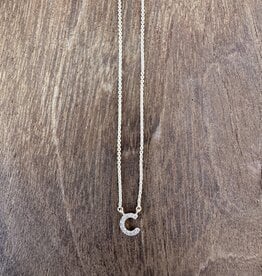 Chan Luu Chan Luu 'C' 14k Gold and White Diamond Initial Necklace NGF14-13723