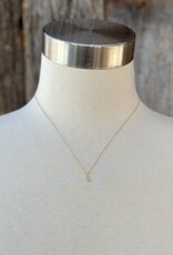Chan Luu Chan Luu 'L' 14k Gold and White Diamond Initial Necklace NGF14-13723
