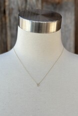 Chan Luu Chan Luu 'S' 14k Gold and White Diamond Initial Necklace NGF14-13723