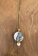 Chan Luu Chan Luu Damaris Necklace Abalone Mix NG-15238