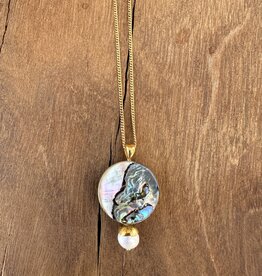 Chan Luu Chan Luu Damaris Necklace Abalone Mix NG-15238
