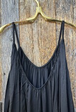 Milio Milano Milio Milano Spaghetti Strap Low Back Maxi Dress Black