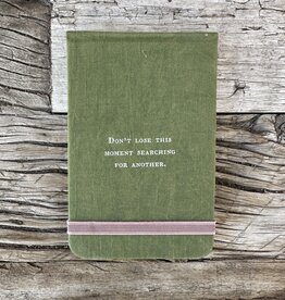 Sugarboo Sugarboo Don't Lose This Moment Fabric Notebook 3.5" x 5.5"