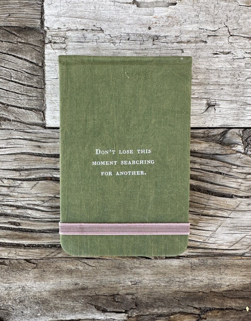Sugarboo Sugarboo Don't Lose This Moment Fabric Notebook 3.5x5.5