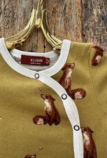 Milkbarn Milkbarn Organic Footed Romper Gold Fox