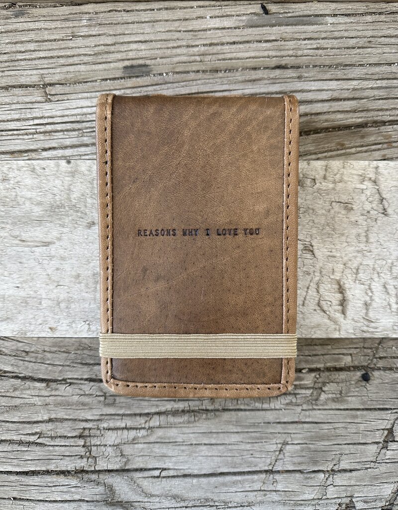 Sugarboo Sugarboo Mini Reasons Why Leather Journal  4x6 LJ176