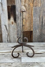 Vintage Cast Iron Candle Stand Large