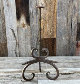 Vintage Cast Iron Candle Stand Large