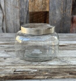 Kalalou Glass Jar with Metal Lid